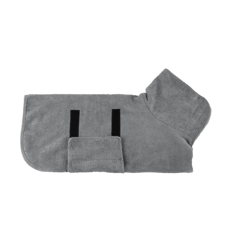 LunaDry™ Dog Microfiber Bathrobe Towel - Shop 4 pawz
