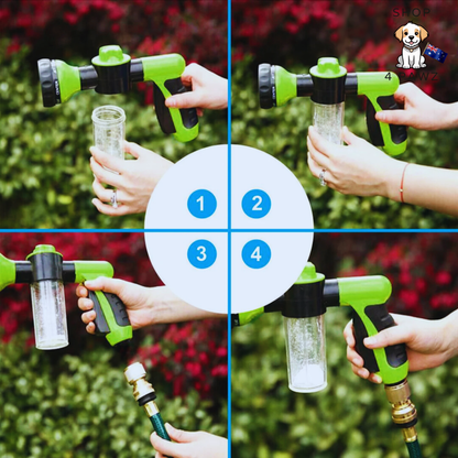 Dog Wash Foam Spray Gun PupJet - Shop 4 pawz
