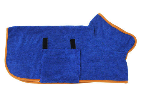 LunaDry™ Dog Microfiber Bathrobe Towel - Shop 4 pawz