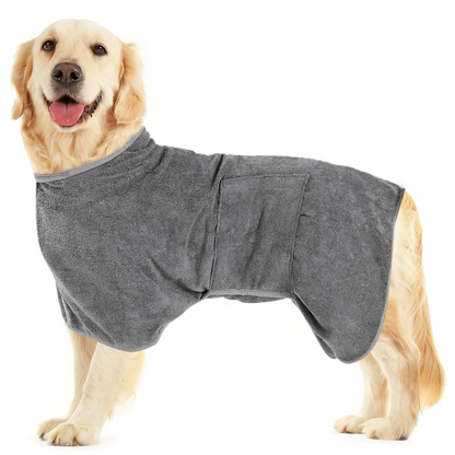 LunaDry™ Dog Microfiber Bathrobe Towel