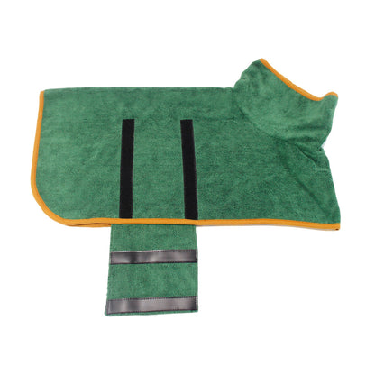 LunaDry™ Dog Microfiber Bathrobe Towel - Shop 4 pawz