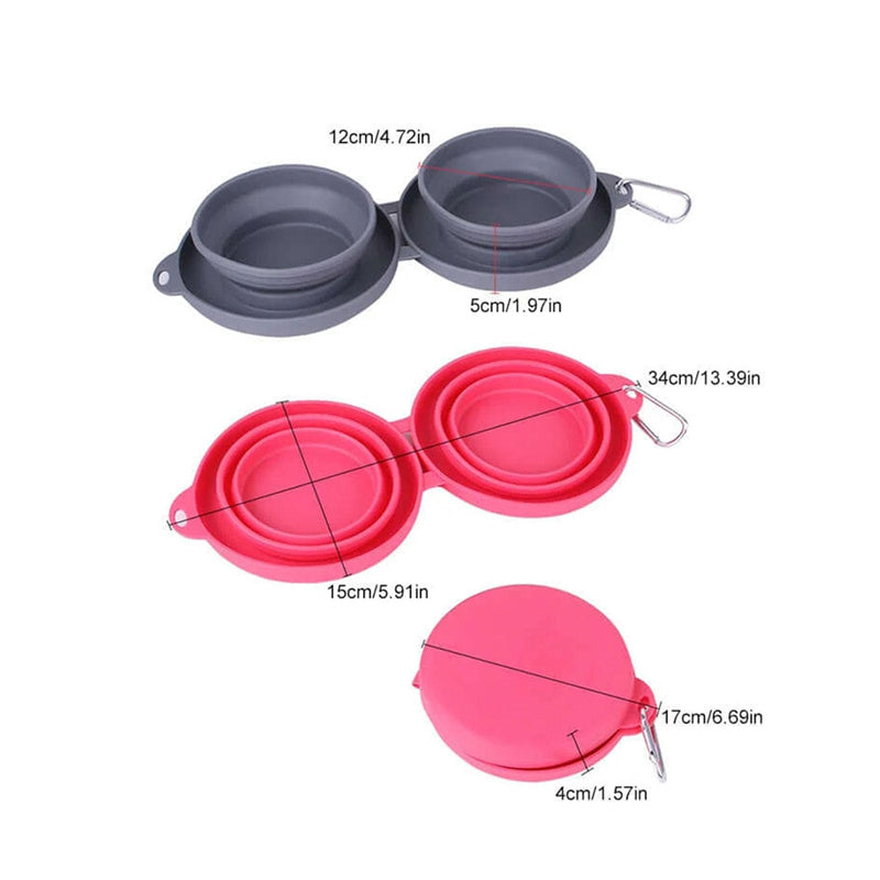 Double Travel Bowl - Shop 4 pawz